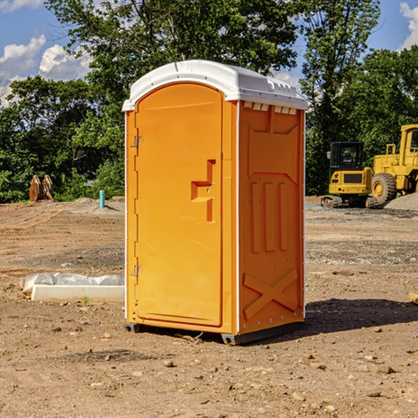 portable toilets at a park